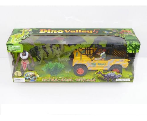 Set Valle Dinosaurio con Jeep 825575