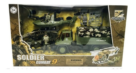 Set Militar Camion C/ Soldados Shine 2006920