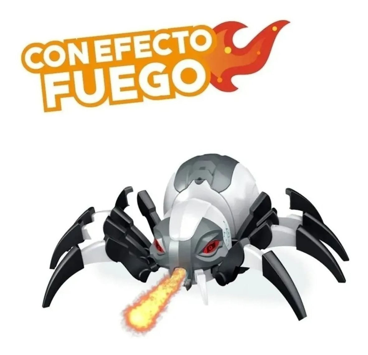 Araña Robótica Spid Fire Con Luz Y Sonido Ik0273
