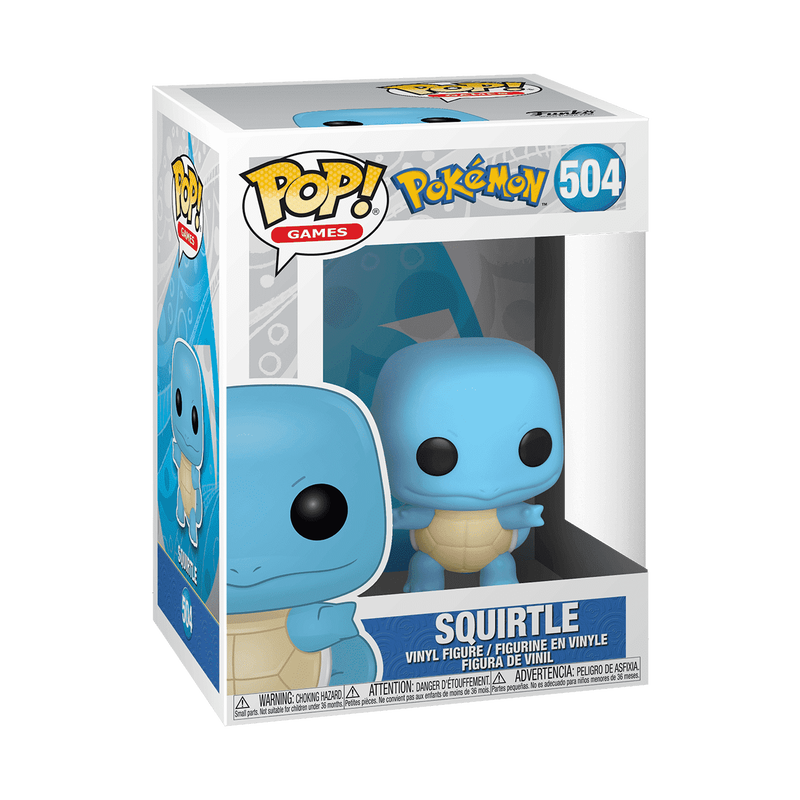 Funko Pop Games Pokemon Squirtle 504 39442