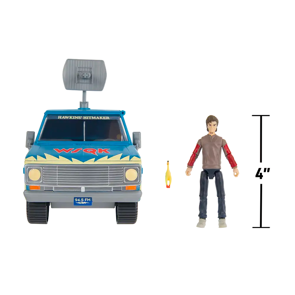 Stranger Things Squawk Van + Figura Steve Exclusivo