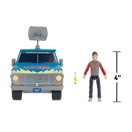 Stranger Things Squawk Van + Figura Steve Exclusivo