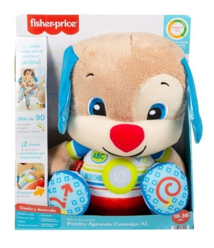 Fisher Price Perrito Rie Y Aprende Conmigo Xl Hdy16 Mattel