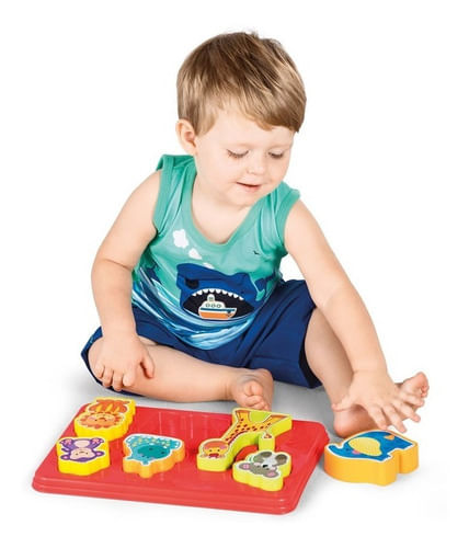 Juego Didactico Anima Bichos con encastre 835 Calesita