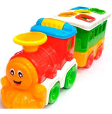 Pequeño Tren De Arrastre Con Vagón Y Encastres 711 Calesita