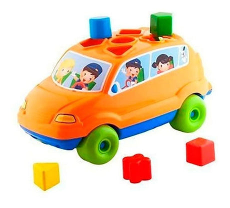 Auto Arrastre Didáctico Baby Car Con Encastre 704 Calesita