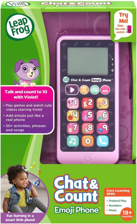 Leap Frog Teléfono Habla Y Cuenta Púrpura 80-603769