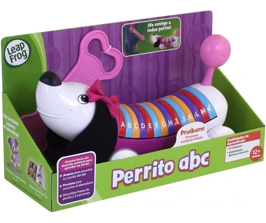 Leap Frog Perrito Abc Rosa Con Frases Y Canciones 80-81405s
