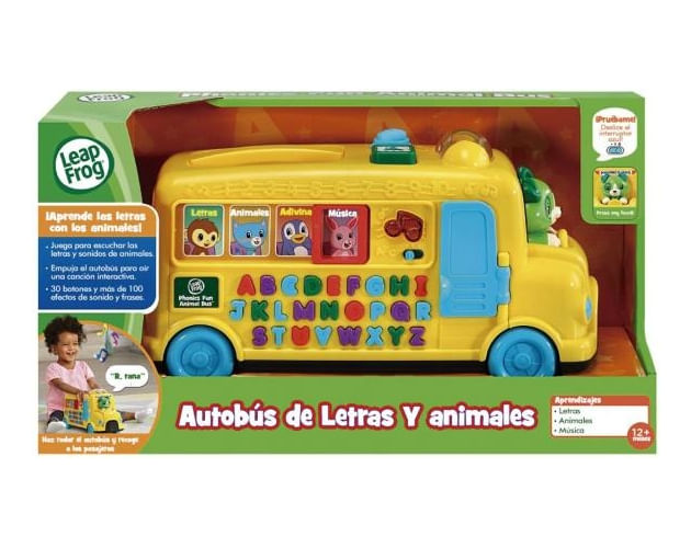 Leap Frog Autobús De Letras Y Animales 80-601339