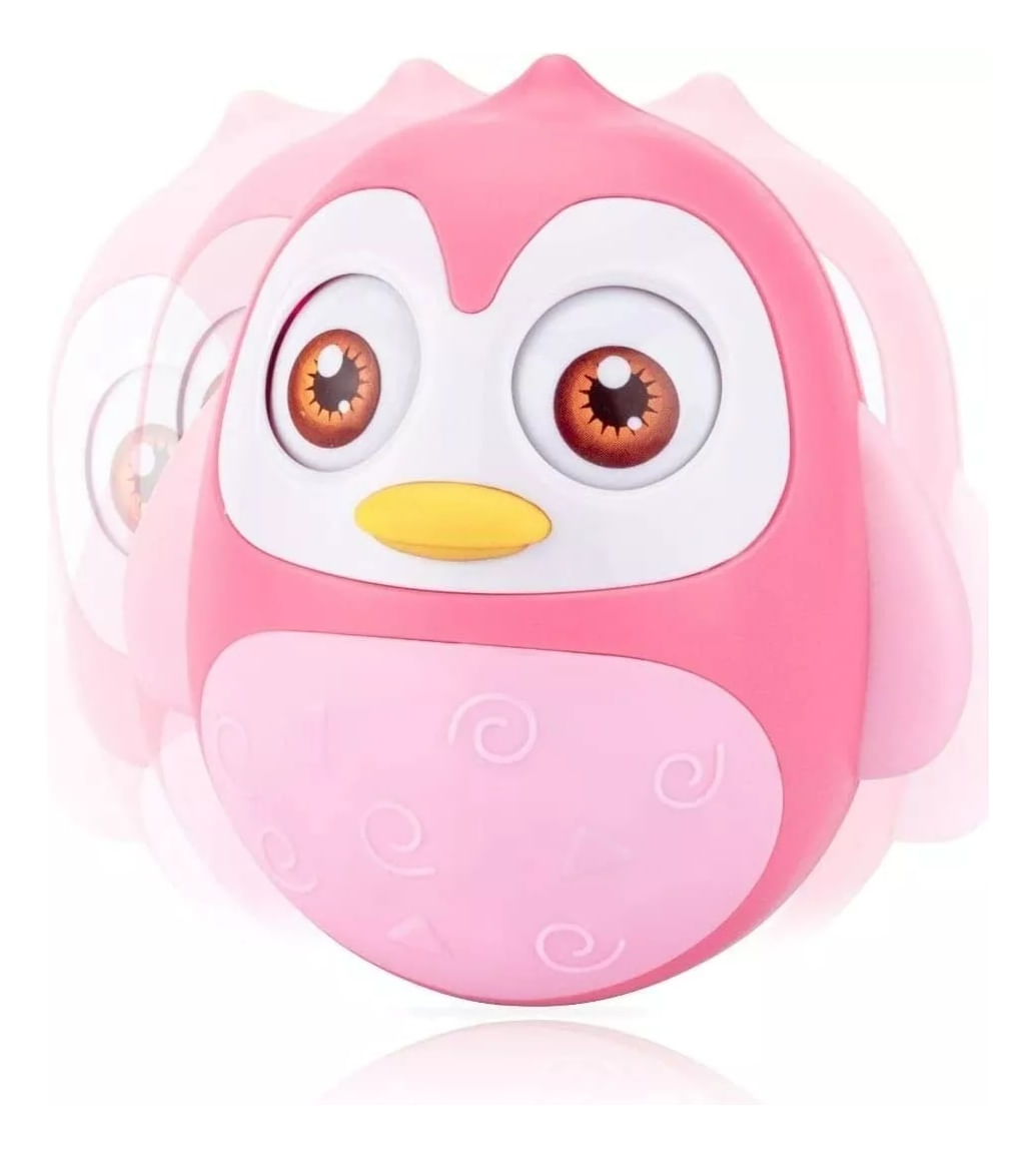 Sonajero De Mesa Tumbler Pingüino Roly Poli 1741970 Huanger