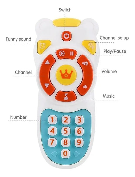 Control Remoto Bebe Didactico Con Luz Sonido 1813252 Huanger