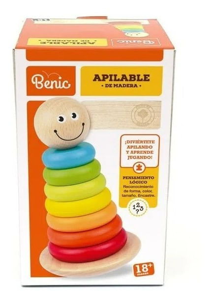 Benic Didactico Apilable De Madera Be06 Shine