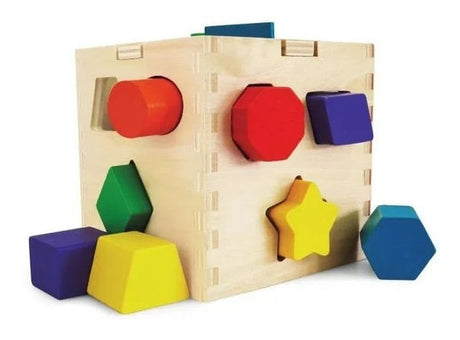 Benic Cubo Didactico De Encastre De Madera Be12 Shine