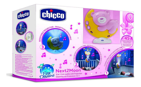 Chicco Movil Proyector De Cuna Next2moon Rosa 98281