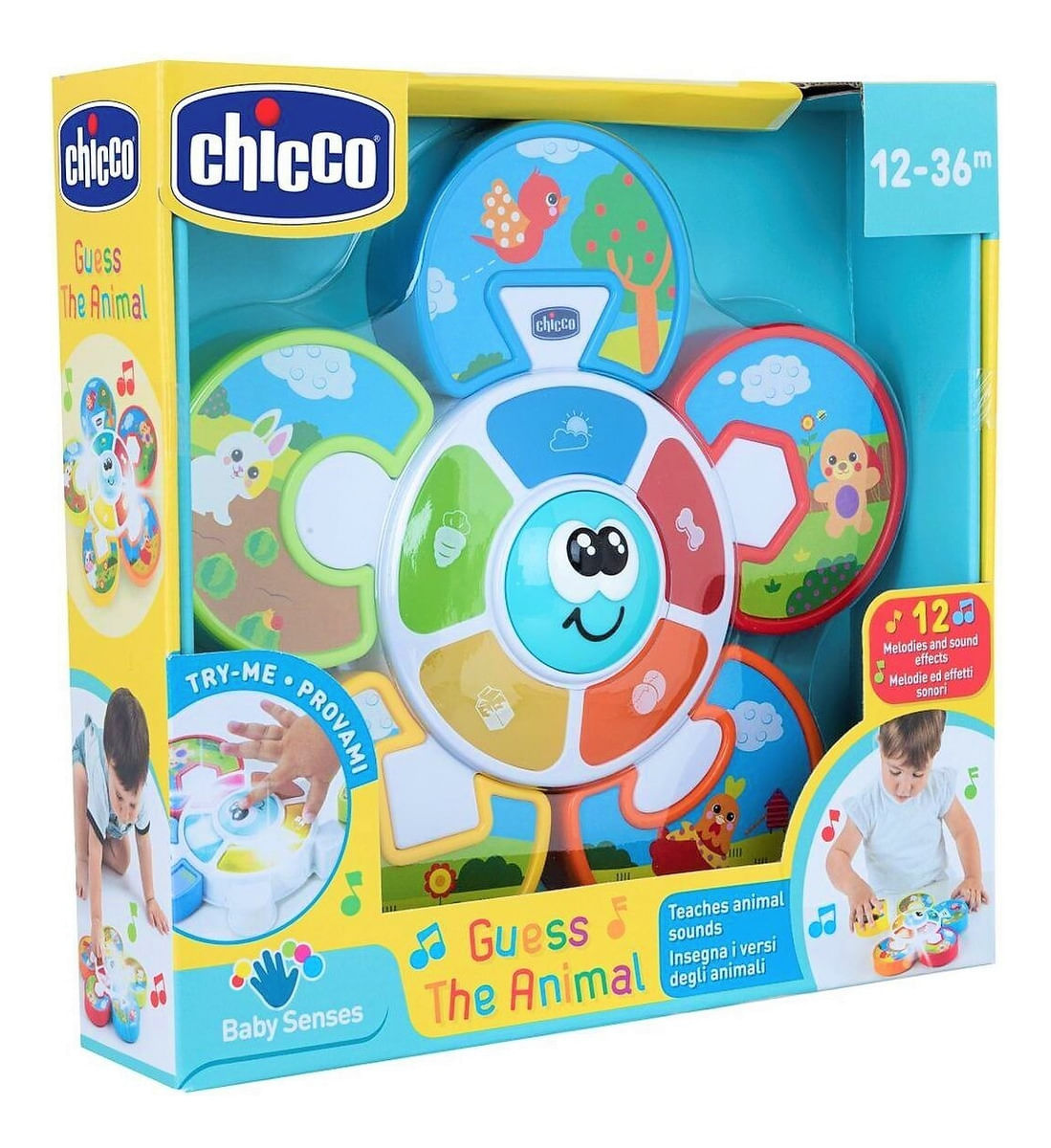 Chicco Descubre El Animal Puzzle Electronico 10602