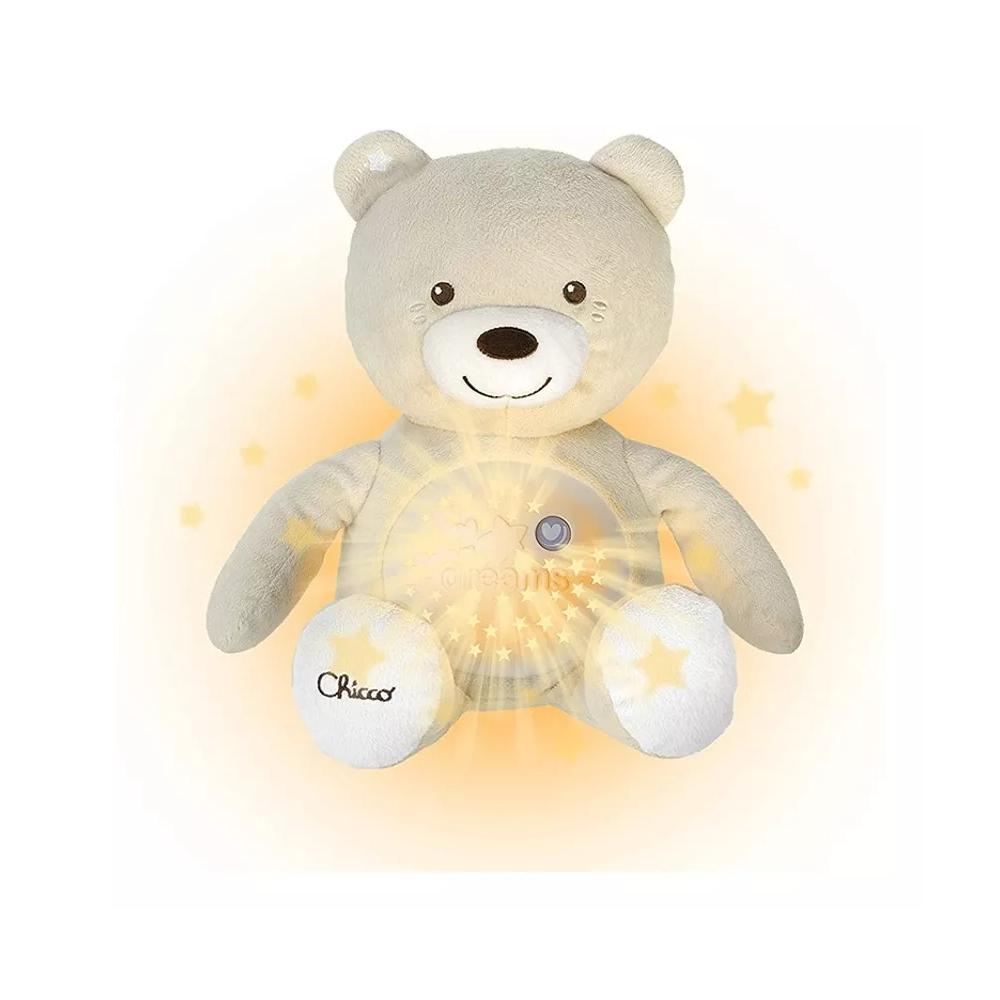 Chicco First Dreams Baby Bear Peluche proyector Gris 00008015300000