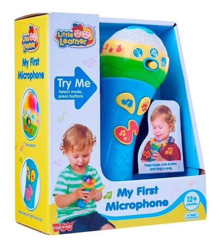 Mi Primer Micrófono Con Luz Y Sonido Happkid 4215t