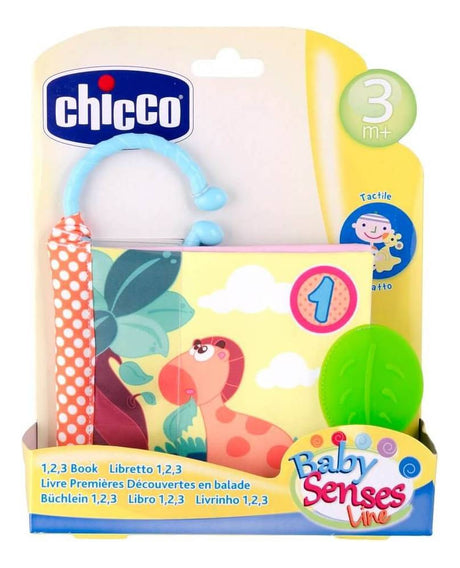 Chicco Sonajero Libro Animales De La Jungla 1-2-3 72376