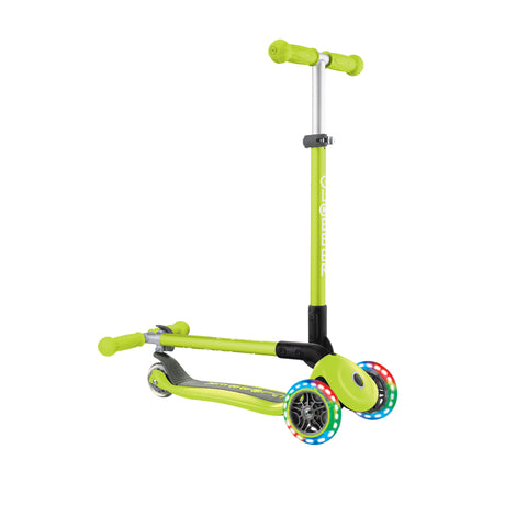 Globber Monopatin Primo plegable Lights Lime Green 432-106-2