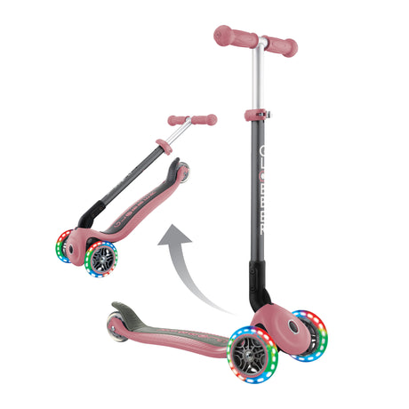 Globber Monopatin Primo plegable Lights Pastel Pink 432-210-2