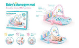 Gimnasio Para Bebe con manta Y Piano Luz Y Sonido Rosa 1700157