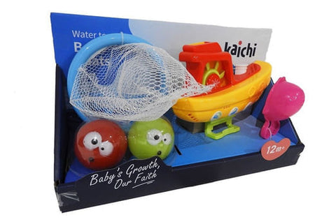 Barquito Con Figuras Para El Baño 1726853