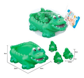 Juego De Baño Mama Cocodrilo con 3 1723249