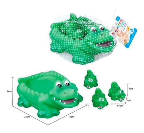 Juego De Baño Mama Cocodrilo con 3 1723249