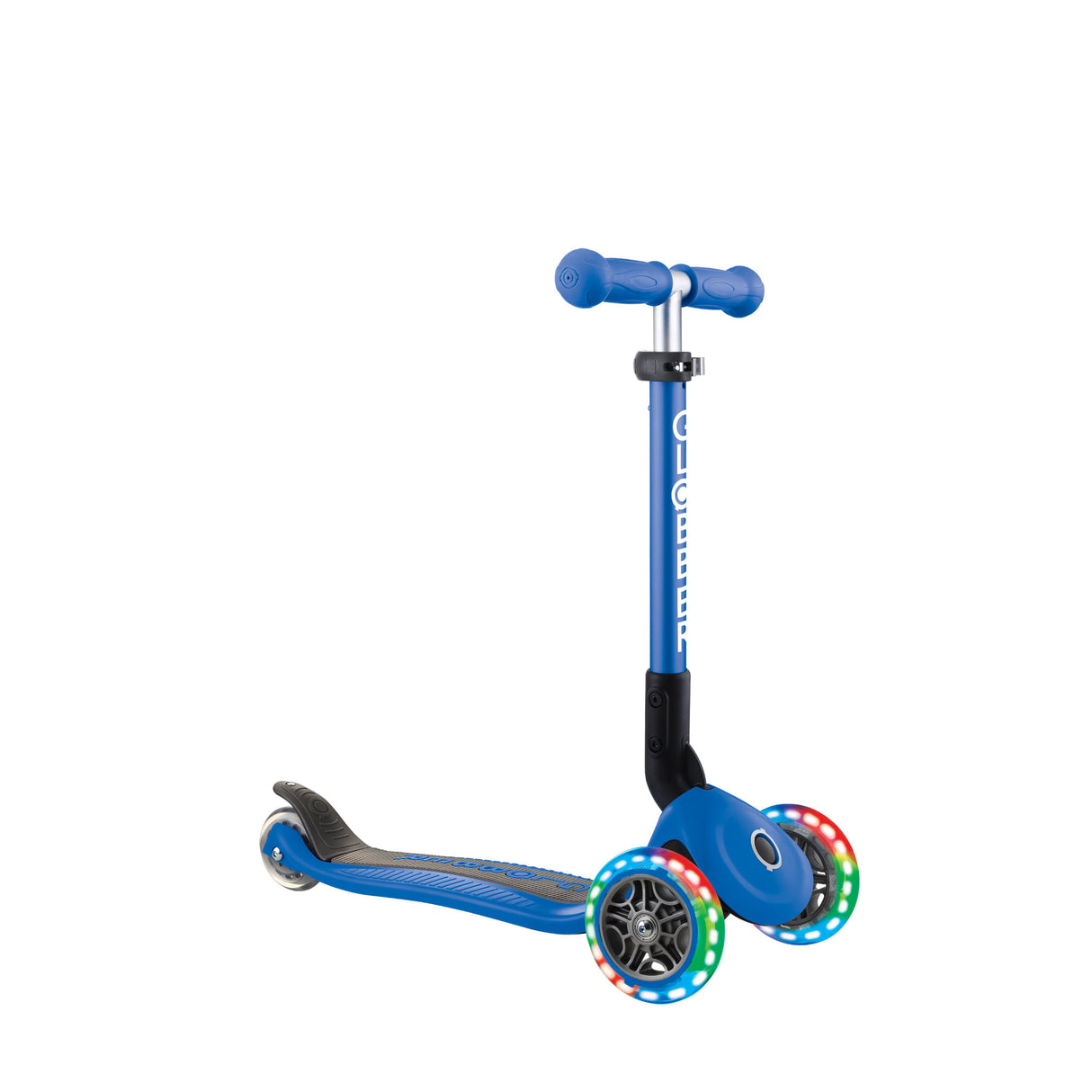 Globber Monopatin Junior plegable Lights Navy Blue 437-100