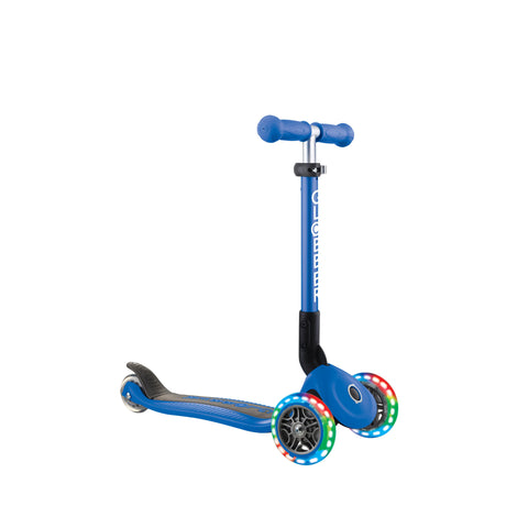 Globber Monopatin Junior plegable Lights Navy Blue 437-100
