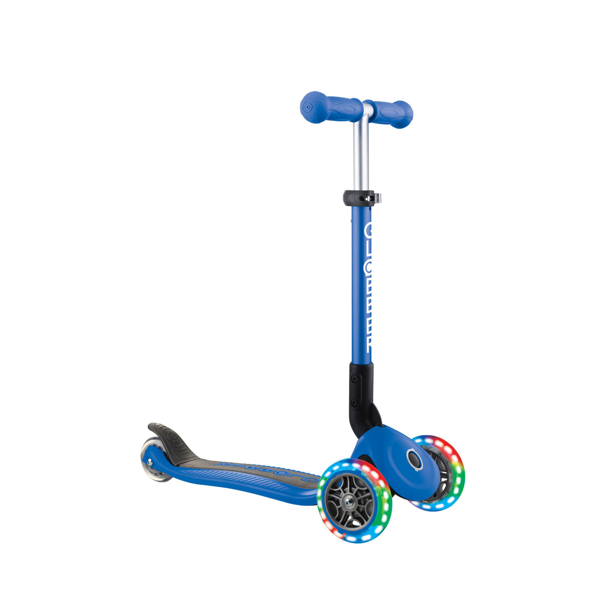 Globber Monopatin Junior plegable Lights Navy Blue 437-100