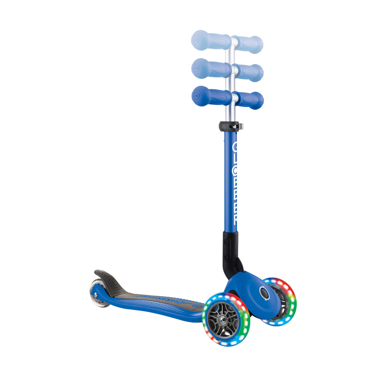 Globber Monopatin Junior plegable Lights Navy Blue 437-100