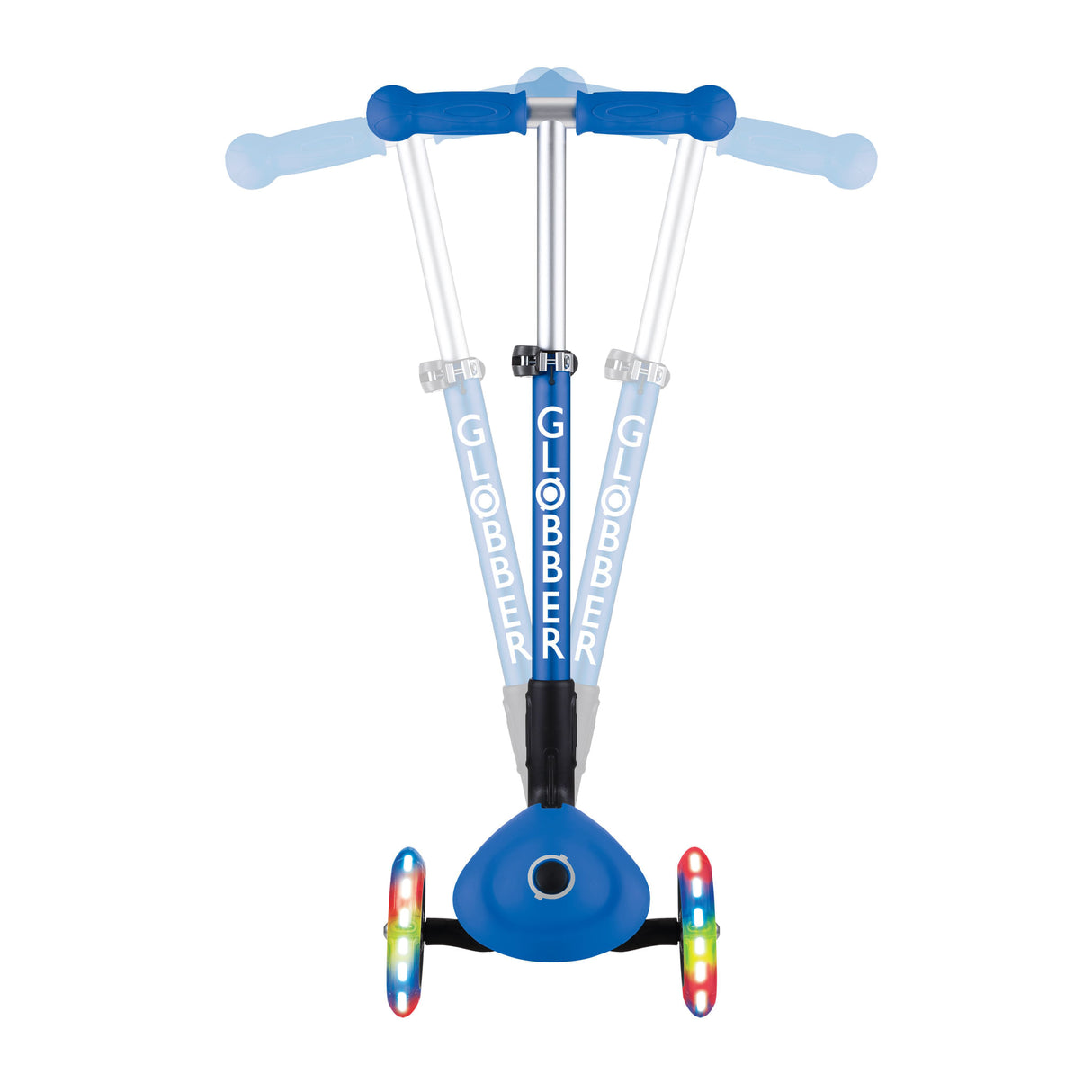 Globber Monopatin Junior plegable Lights Navy Blue 437-100