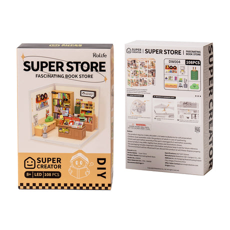 Rolife Fascinating Book Store DW004 - escena decorativa