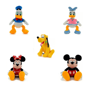 Combo 5 Peluches Clasicos Infantil Disney Phi Phi Toys