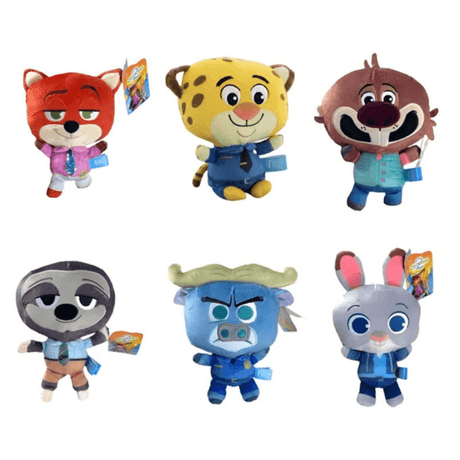 Combo 6 Peluches Zootopia 2 20cm ZT024