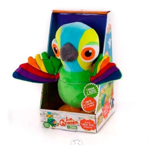 La Granja De Zenon Peluche Musical Lorito Pepe 8020