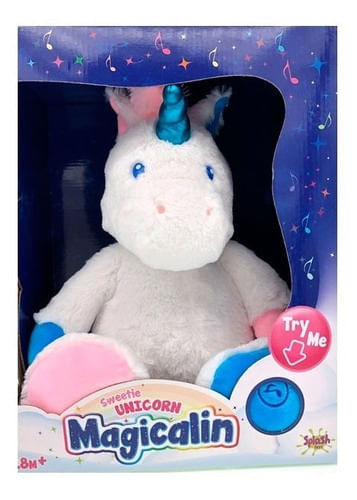 Magicalin Peluche Unicornio Luminoso Con Luz Y Sonido Shine