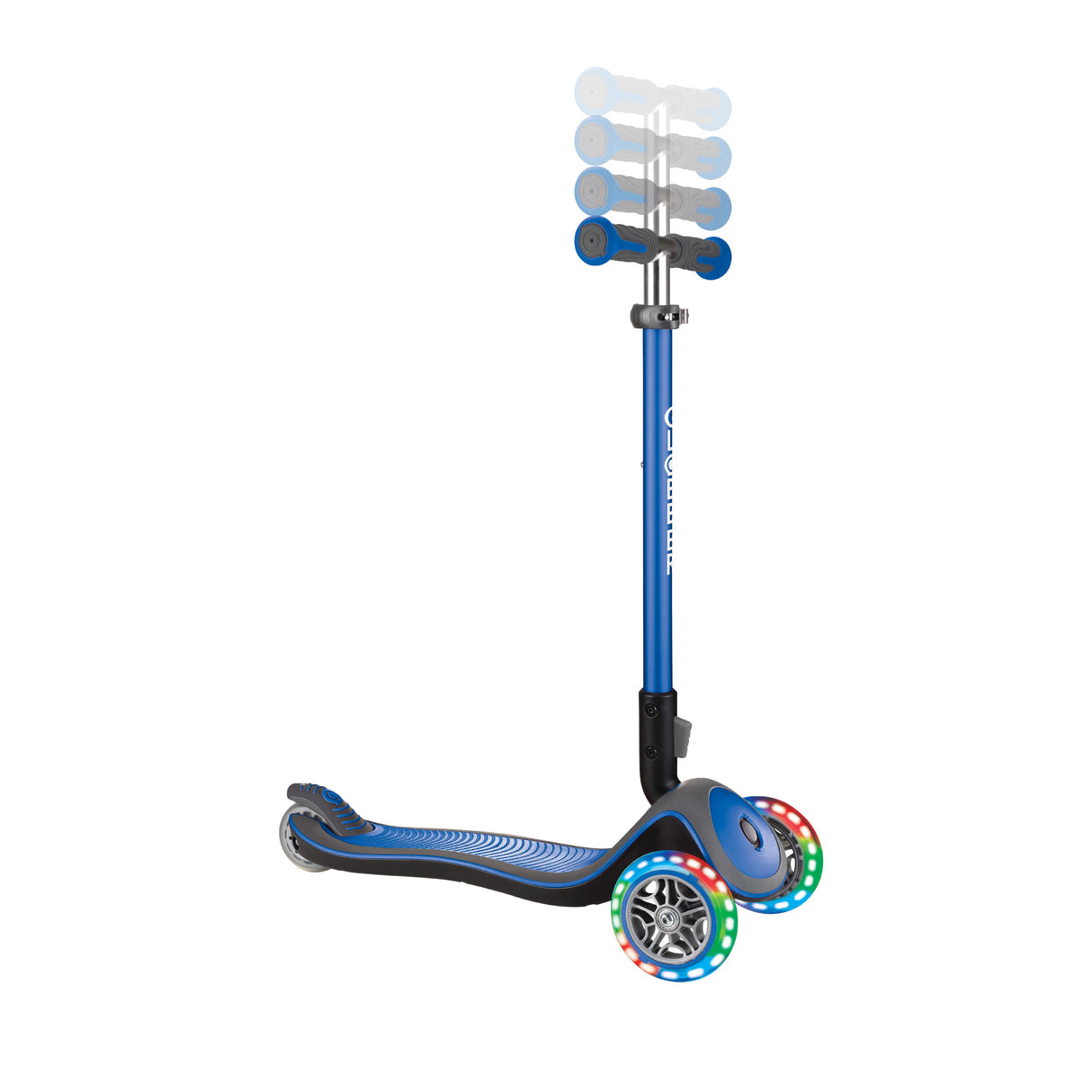Globber Monopatin Elite Deluxe Lights Navy Blue 444-400
