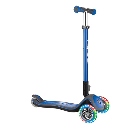 Globber Monopatin Elite Deluxe Lights Navy Blue 444-400