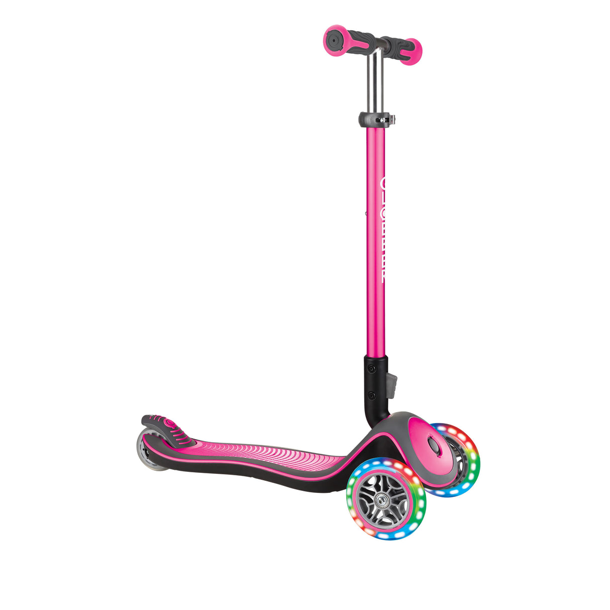 Globber Monopatin Elite Deluxe Lights Deep Pink 444-410