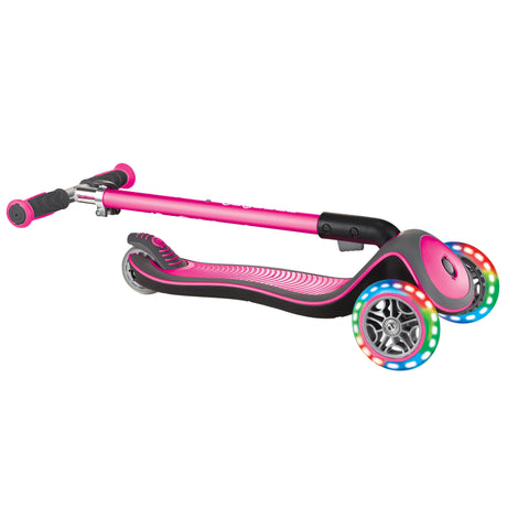 Globber Monopatin Elite Deluxe Lights Deep Pink 444-410