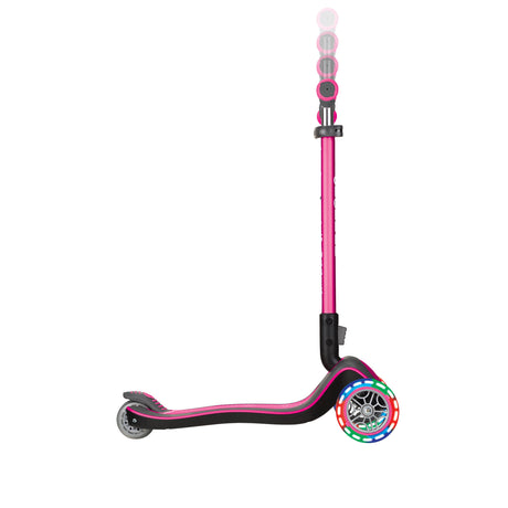 Globber Monopatin Elite Deluxe Lights Deep Pink 444-410