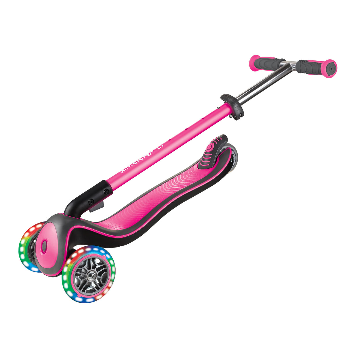 Globber Monopatin Elite Deluxe Lights Deep Pink 444-410