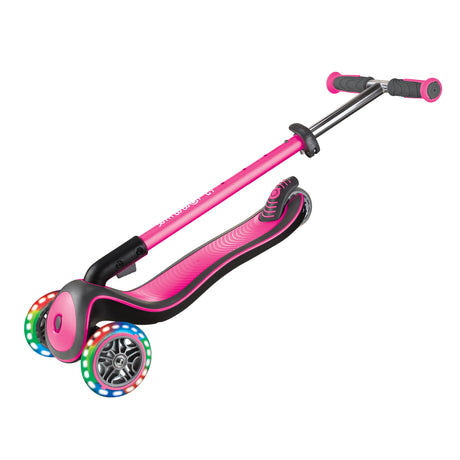 Globber Monopatin Elite Deluxe Lights Deep Pink 444-410