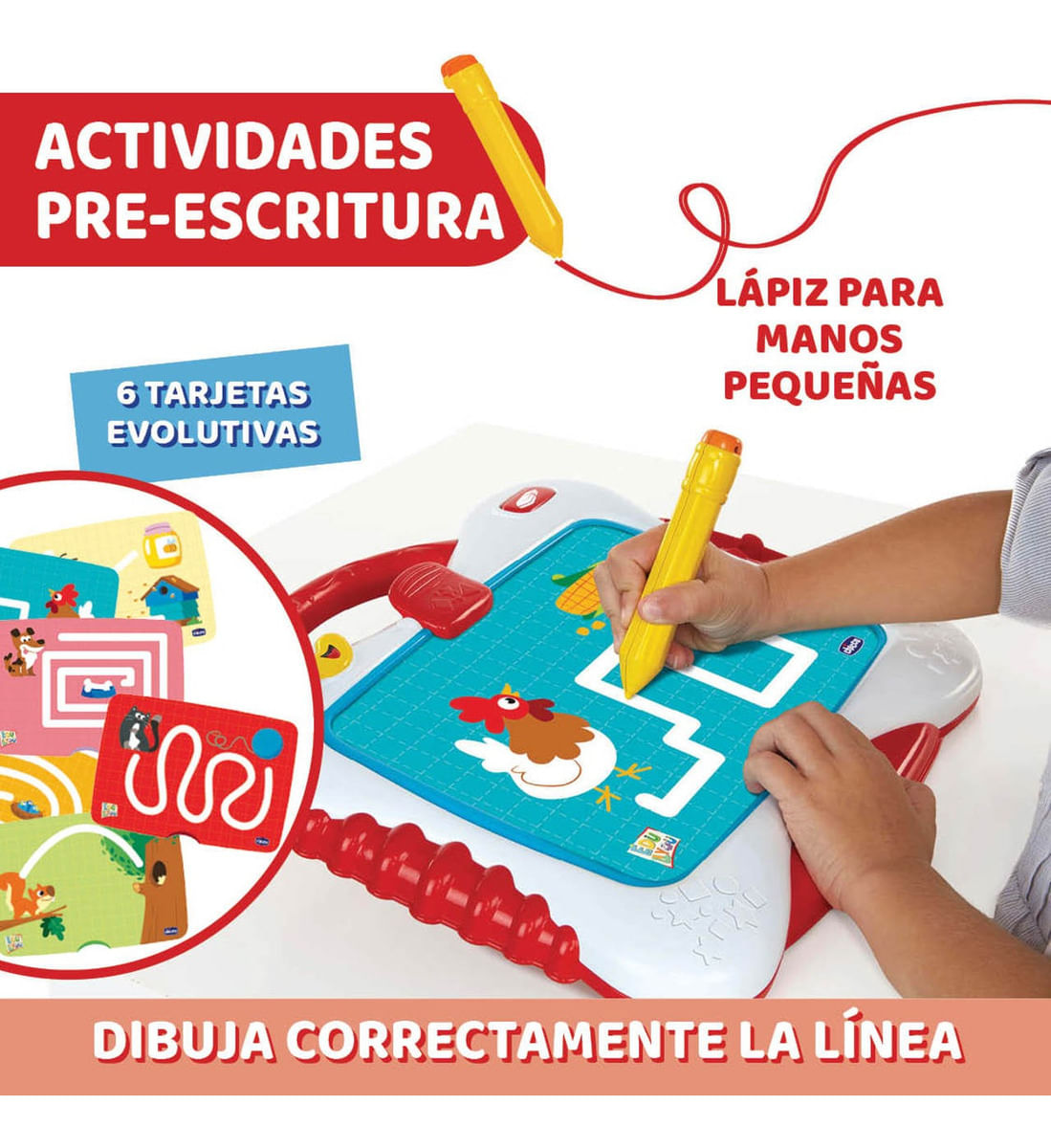 Chicco Mi Primera Pizarra Edu4you 10688