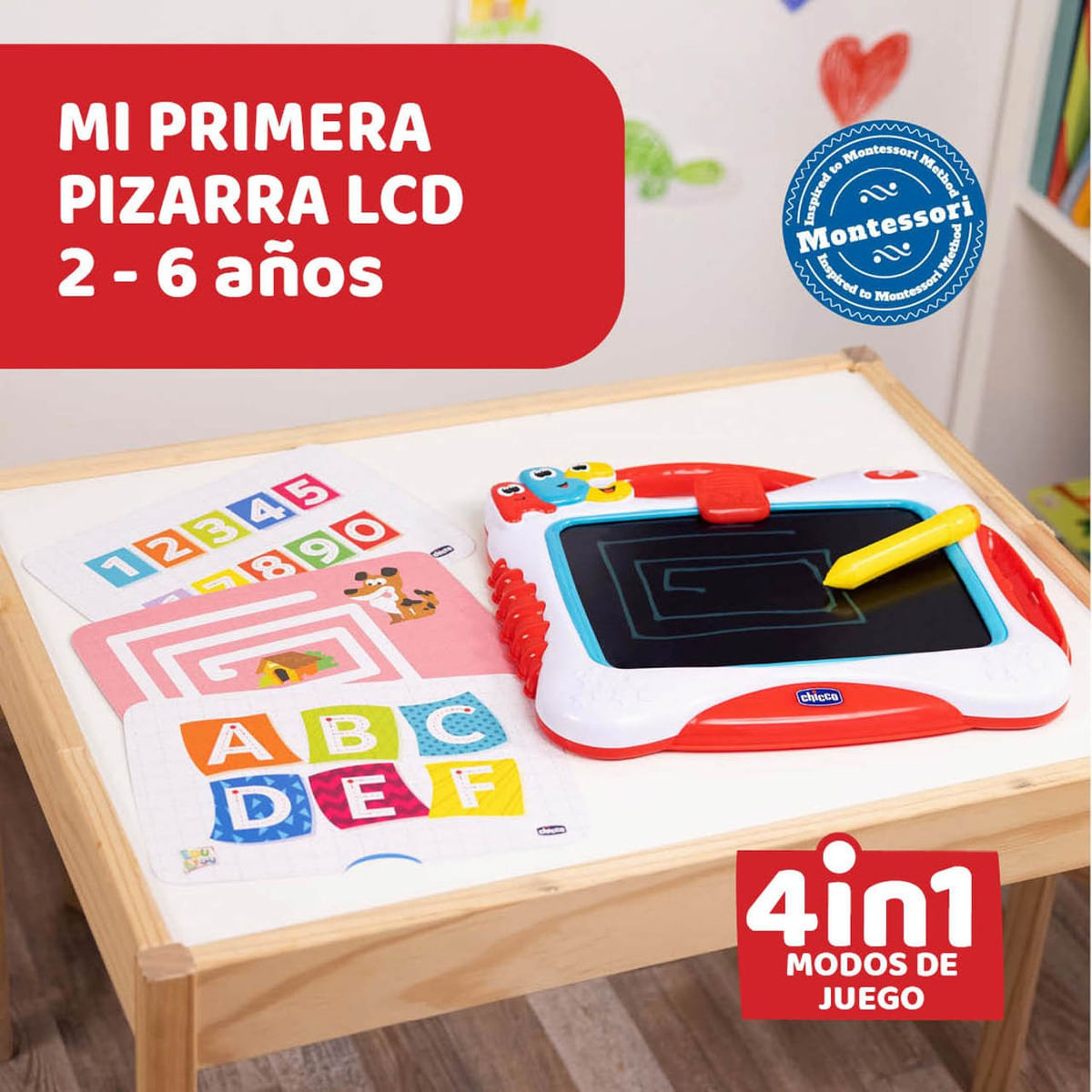 Chicco Mi Primera Pizarra Edu4you 10688