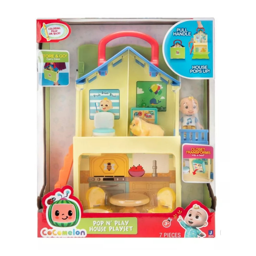 Cocomelon Casa Pop and Play con manija para llevar! CMW0109