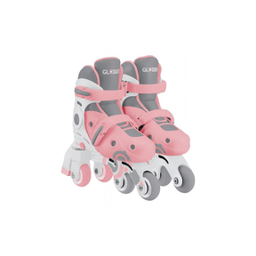 Globber Learning Inline Skates 2in1 Size 30-33 Pastel Pink 783-210
