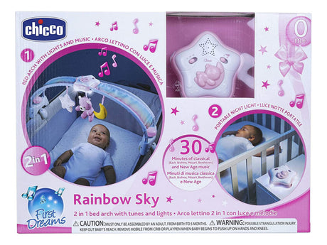 Chicco Rainbow Sky Proyector Para Cuna Rosa 104731